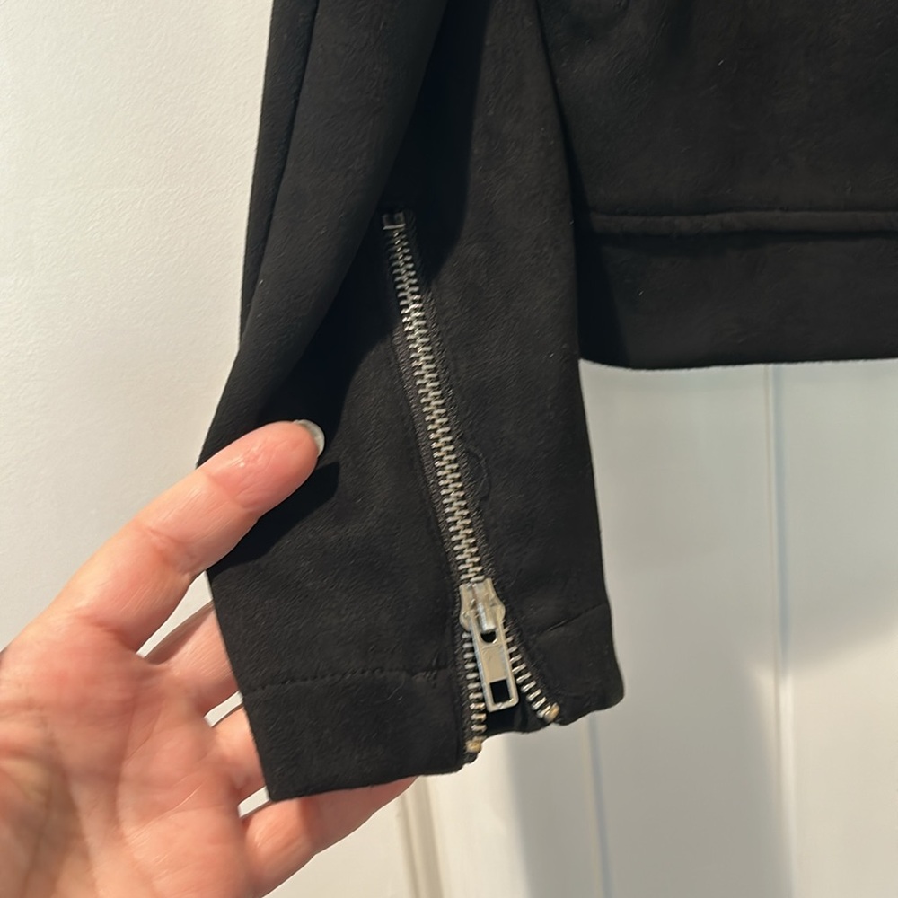 Apperloth A Black Moto Jacket - Picture 4 of 7